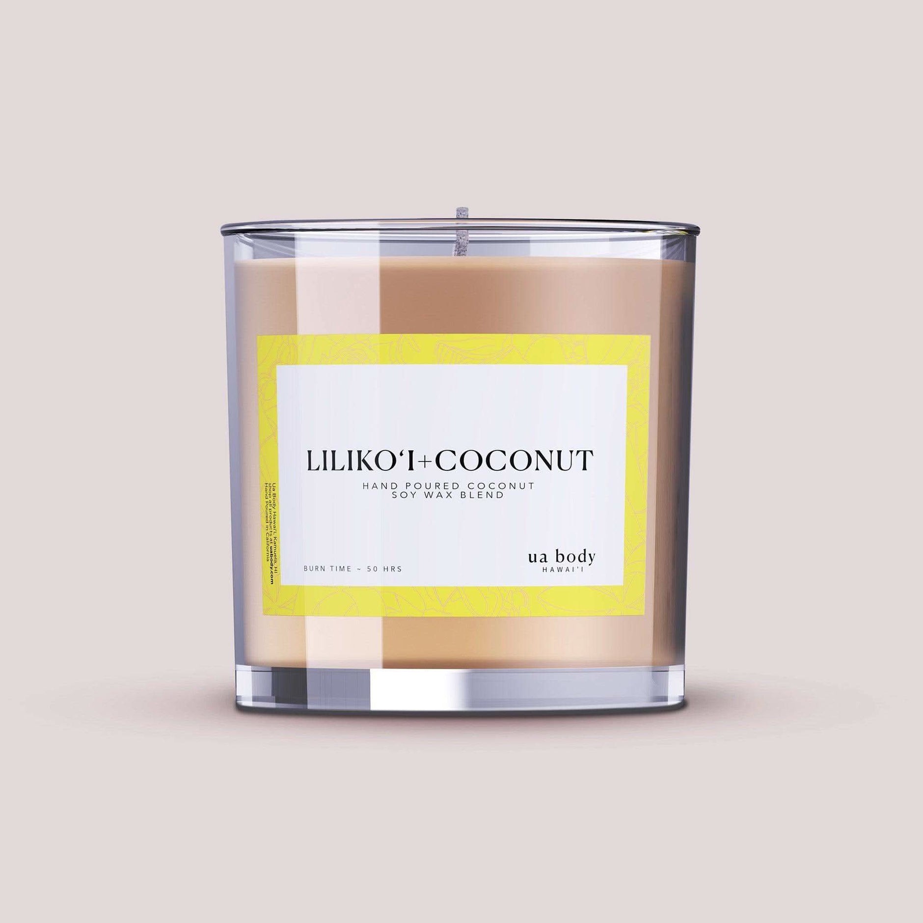 Ua Body | Hawaiian Skincare Liliko'i + Coconut Scented Candle - SwagglyLife Home & Fashion